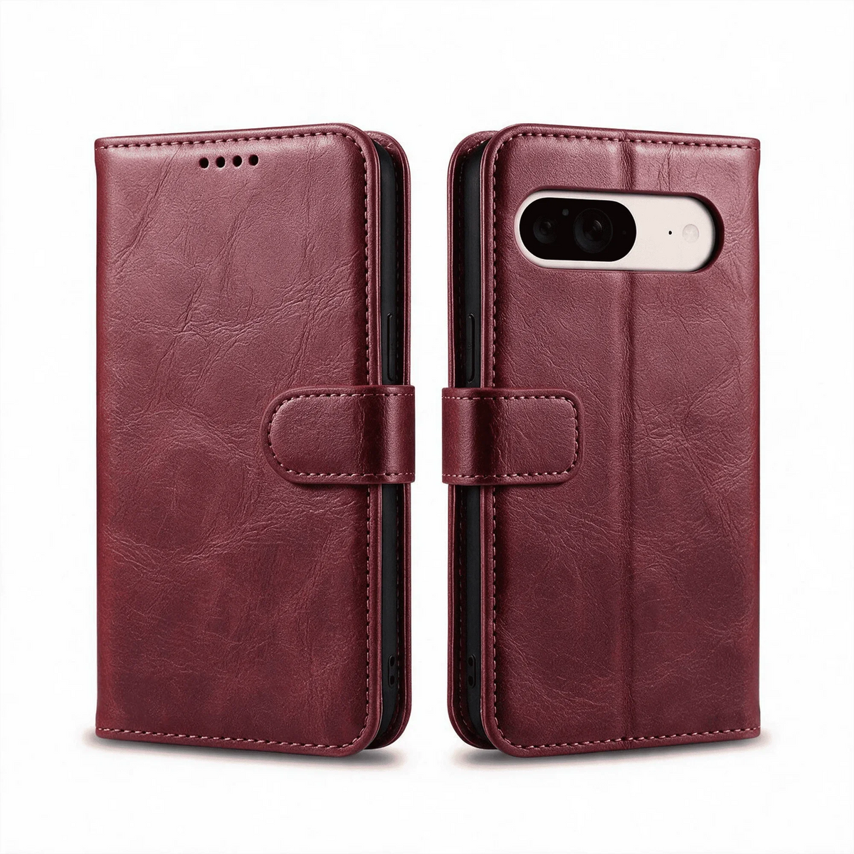 Google Pixel 11 / 10 / 10 Pro Book Flip Case Leather Wallet with Magnetic Closure