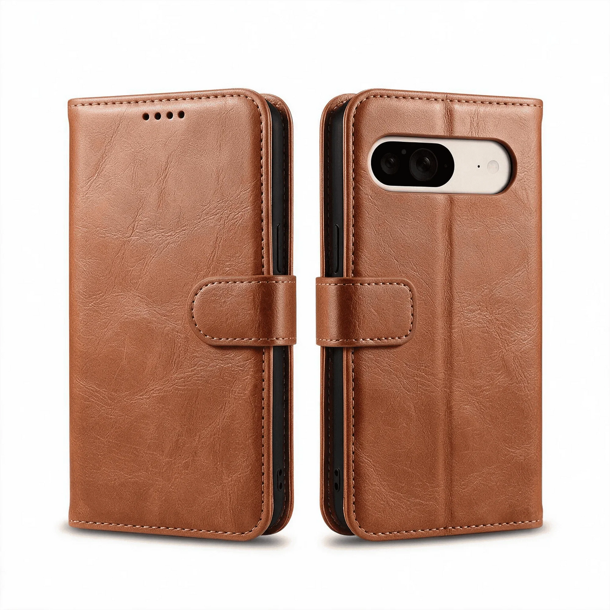 Google Pixel 11 / 10 / 10 Pro Book Flip Case Leather Wallet with Magnetic Closure