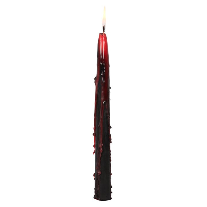 4pc Vampire Blood Effect Taper Candles