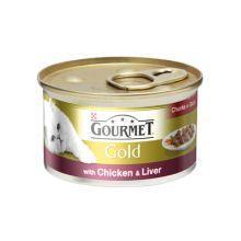 Gourmet Gold Chicken and Liver Chunks in Gravy 85g - Case of 12