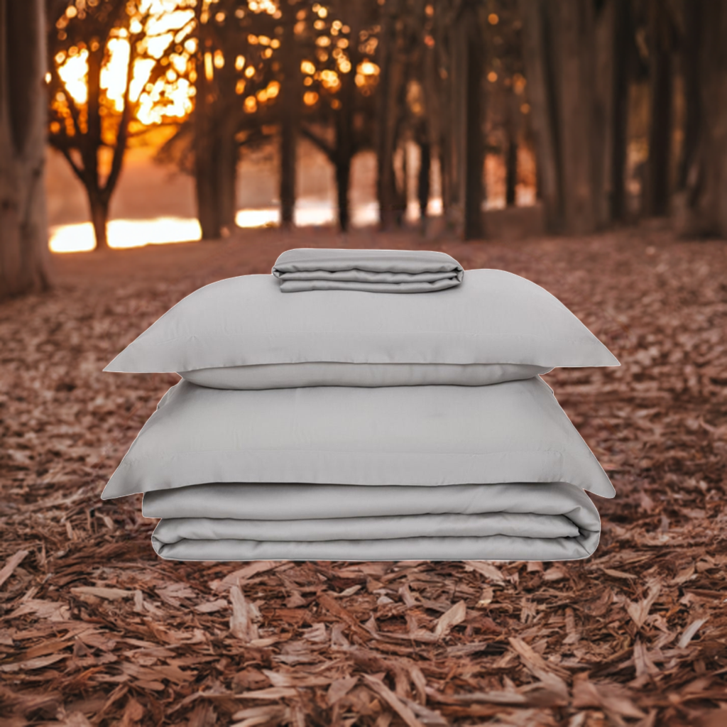 Bed Sheet Set in Grey (Final Sale)