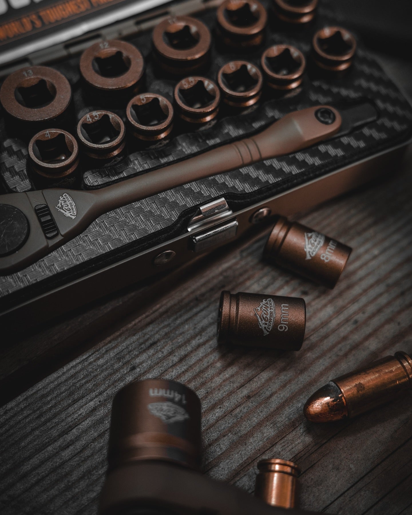 GPT 14 Piece Shell Ratchet Socket Set