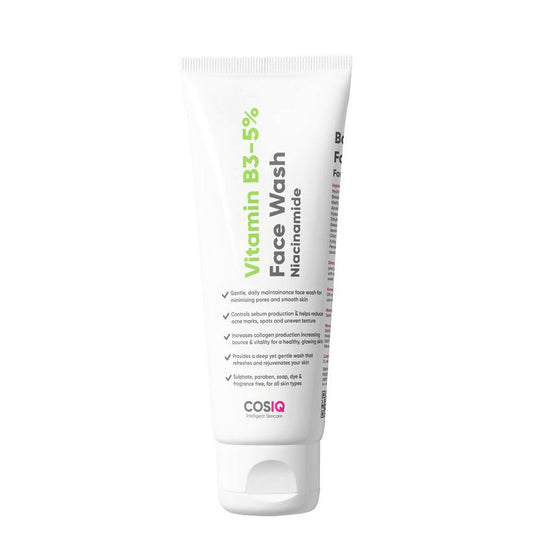 Cos-IQ Vitamin B3-5% Niacinamide Face Wash for Smooth and Even Skin
