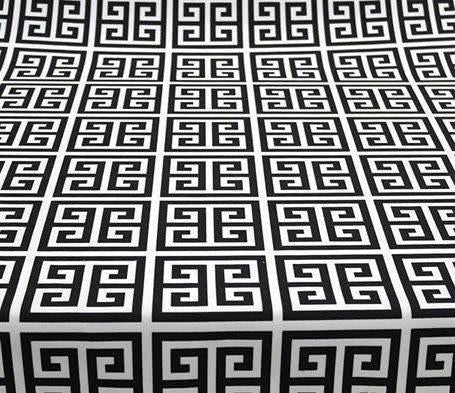 Greek Key Print Fabric Sold by Metre