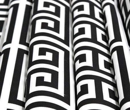 Greek Key Print Fabric Sold by Metre