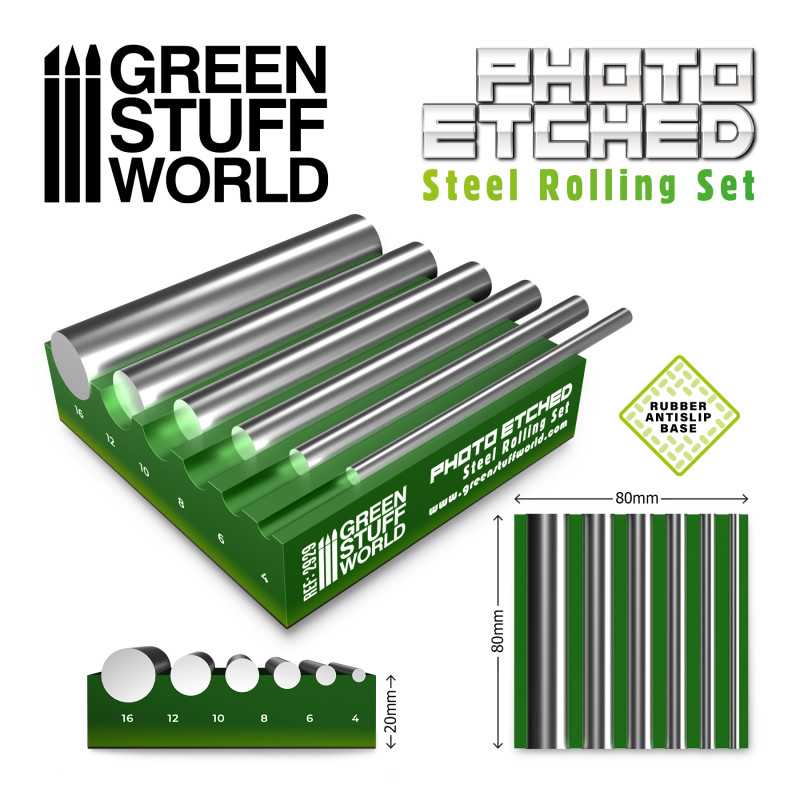 Green Stuff World Photo Etched Rolling Set