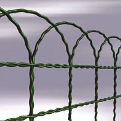 Green Wire Garden Border Fencing Flexible Edging 25cm x 10m