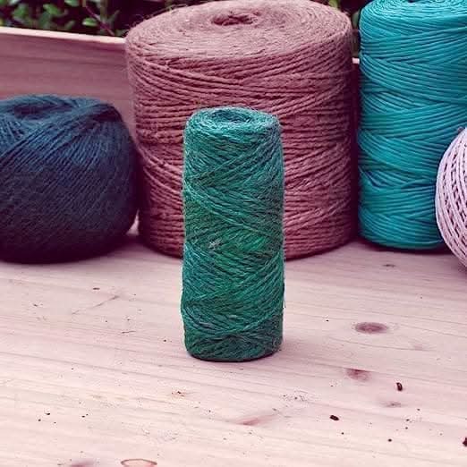 50m Heavy Duty Green Jute Garden Twine Strong Plant Support String