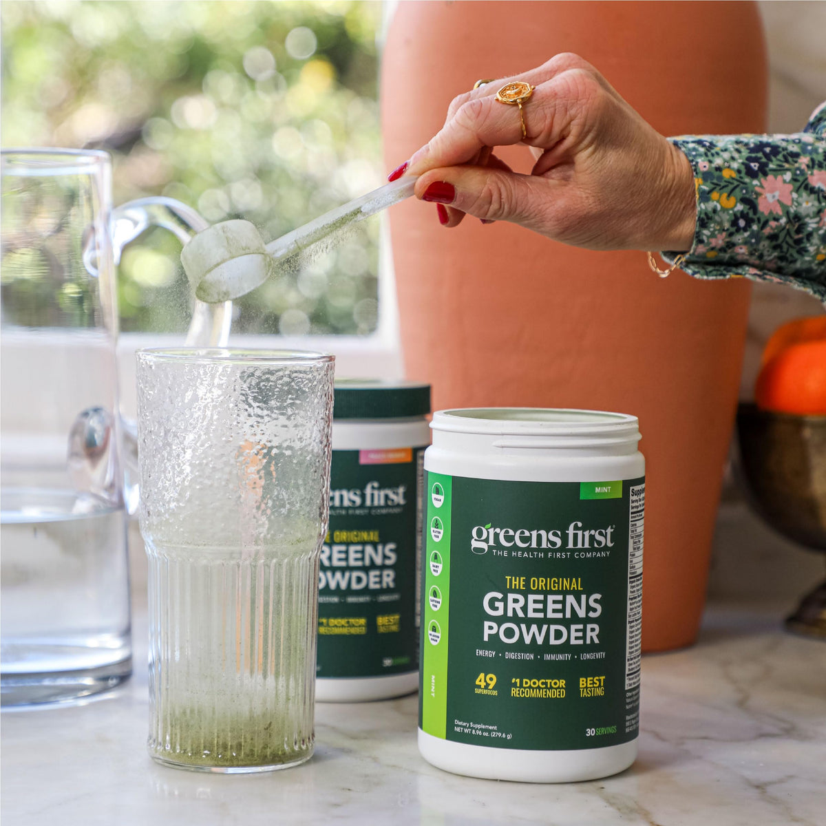 Greens First Original Greens Powder - 49 Superfoods, Berry, 30 Servings