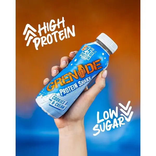 Grenade Cookies & Cream Flavour Protein Shake 330ml (Case of 8)