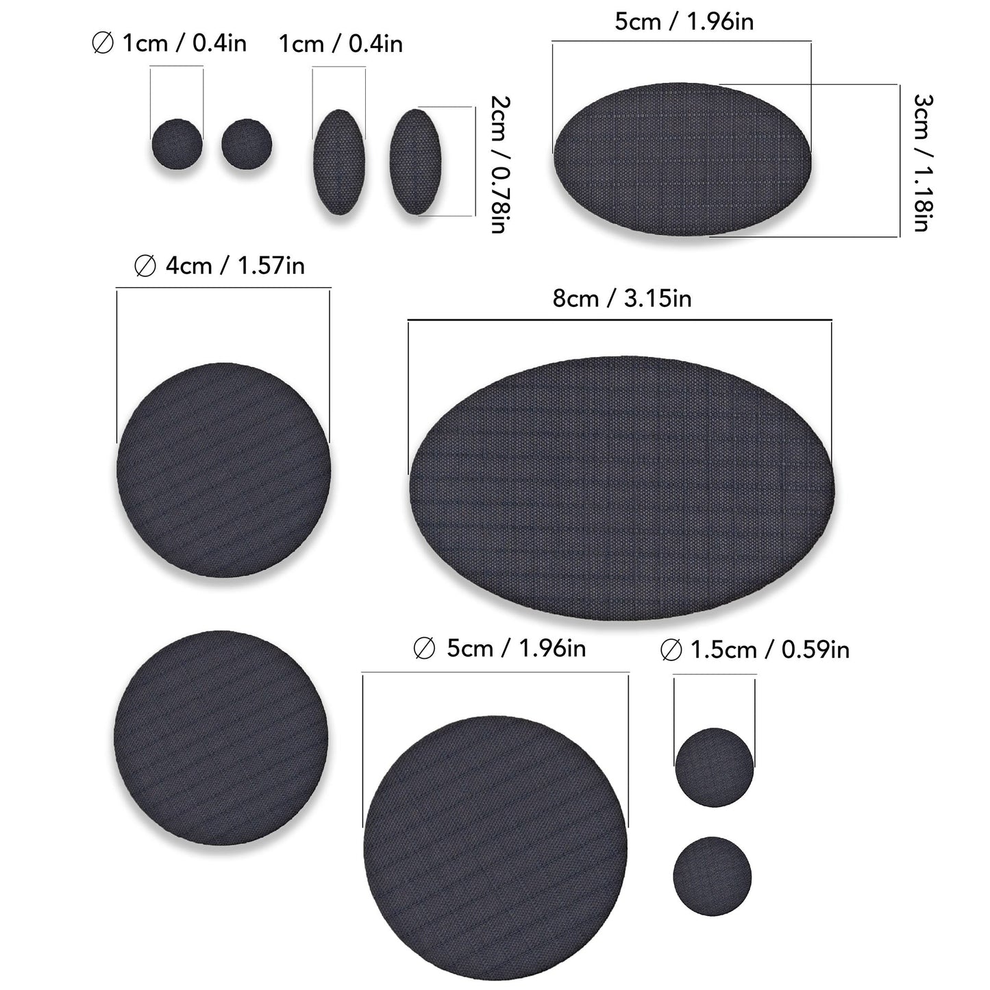 Self-Adhesive Puffer Jacket Repair Patches (30+ Colours)