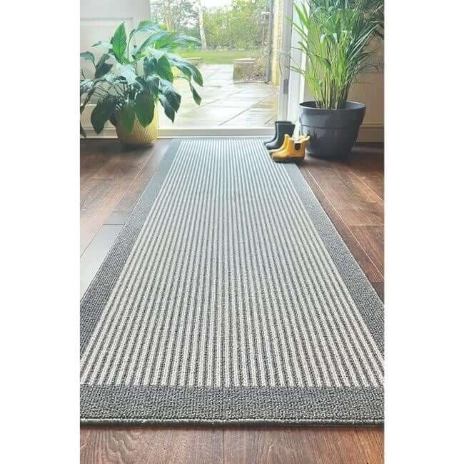Washable Mat and Runners Stripe Design