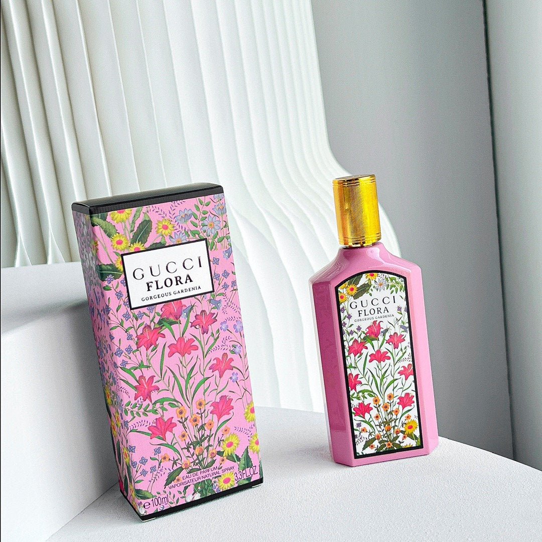 Gucci Flora Gorgeous Gardenia Eau de Parfum Gift Set 50ml EDP + 3ml Mascara L'Obscur 01 Black