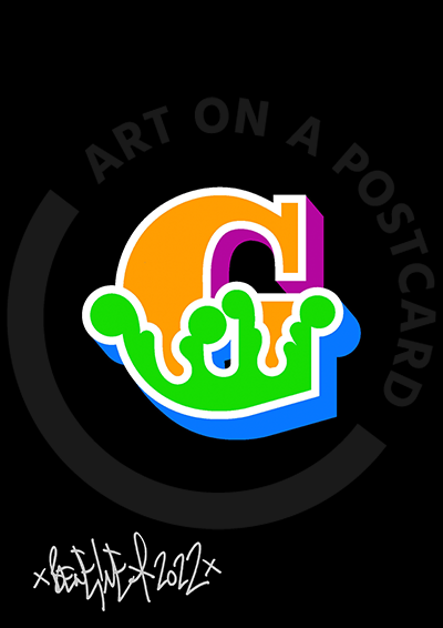 Ben Eine - Circus Font Letters, Hand-signed