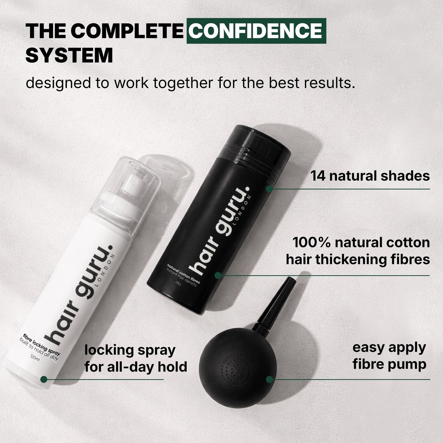 Hair Fibres Starter Set Bundle