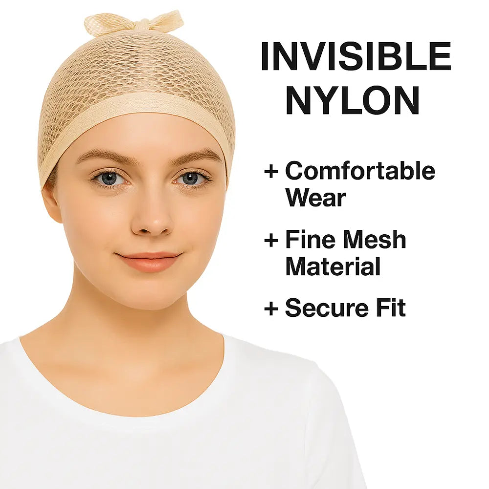 Mesh Hair Net with Elastic Edge