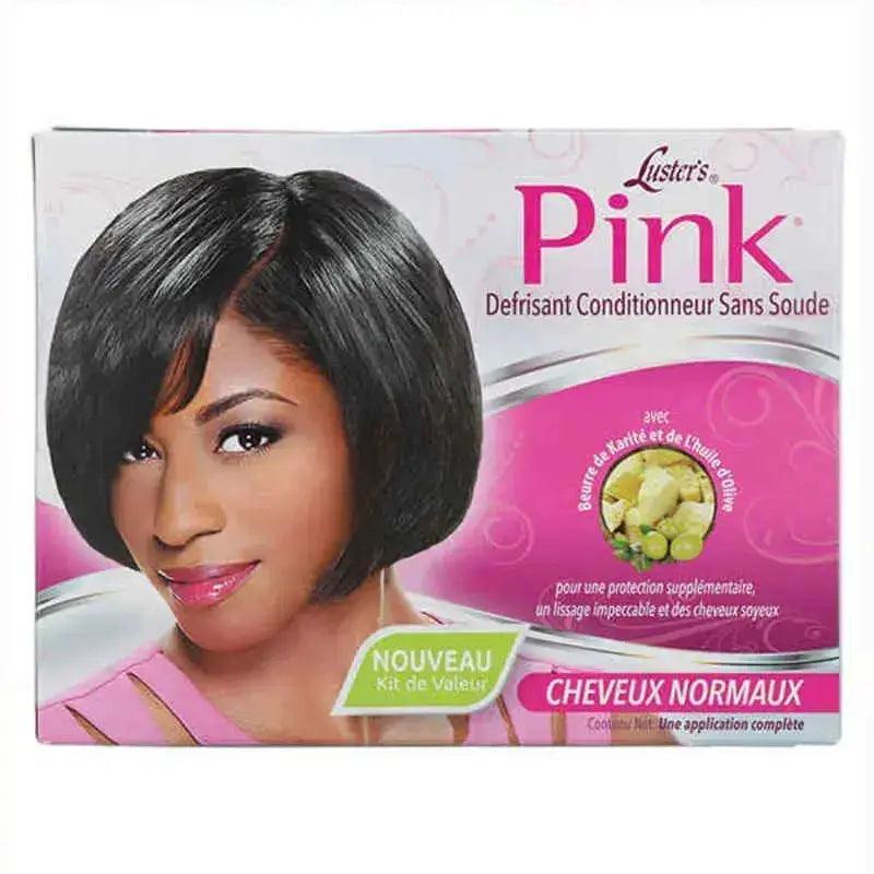 Hair Straightening Treatment Luster Pink Relaxer Kit Regular