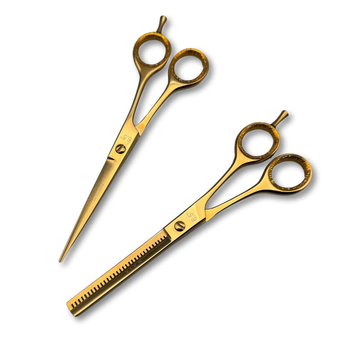 Haircut & Thinning Scissors Set - GOLD