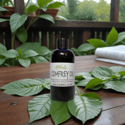 Handmade Comfrey Oil (Knitbone) | North Yorkshire Leaf-Only Salve for Joint Pain