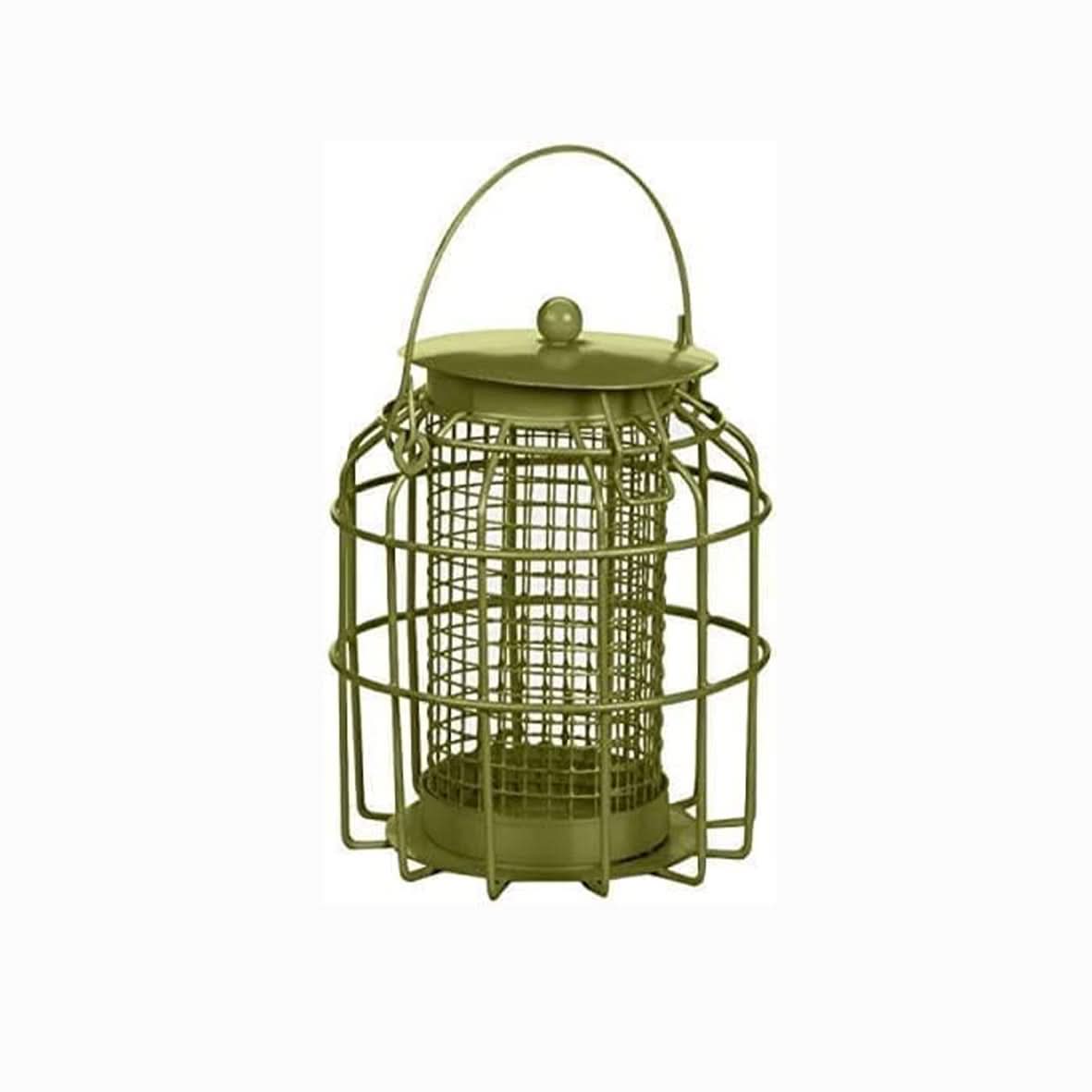 Hanging Bird Peanut Feeder Cage with Squirrel Guard