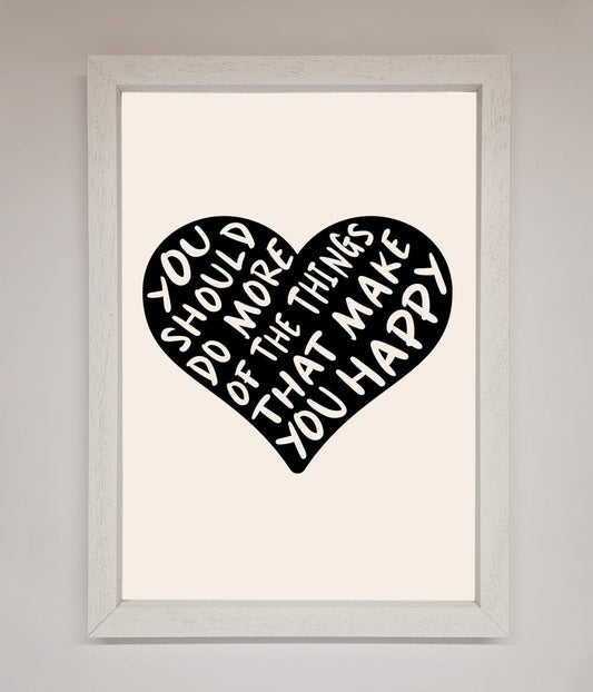 Happy Heart Framed Print