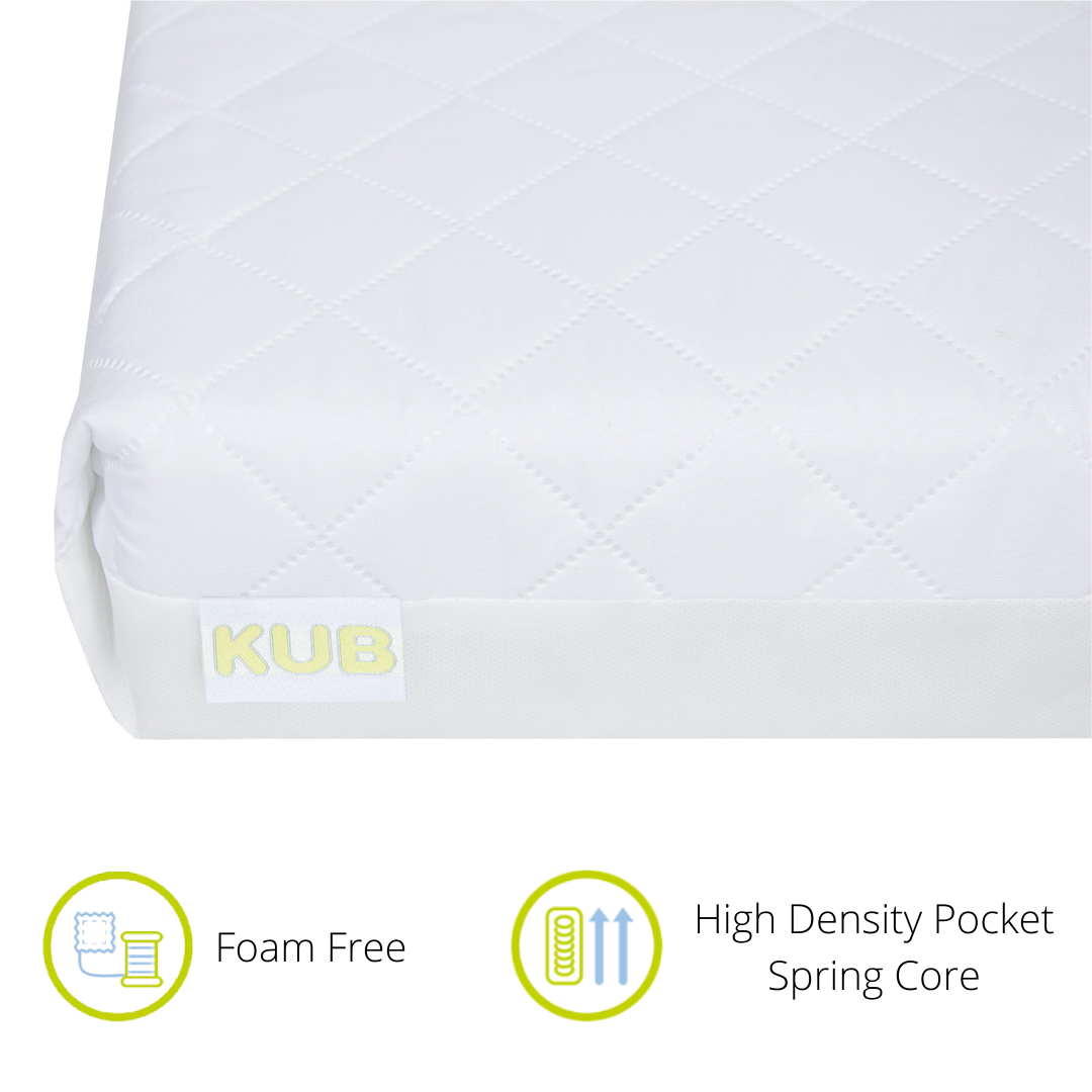 Kub Harmony Pocket Spring Baby Mattress 140x70x10cm