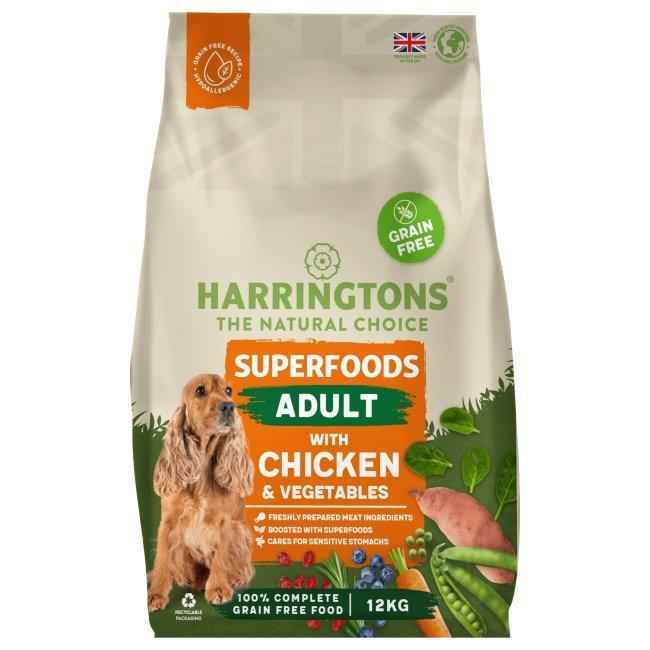 Harringtons Dog Grain Free Superfood Chicken