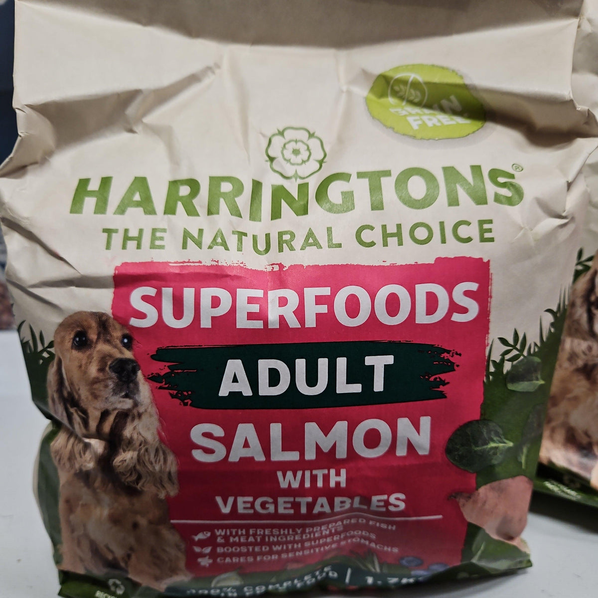 Harringtons Adult Grain Free Superfoods Salmon and Vegetables 1.7kg - Case of 4