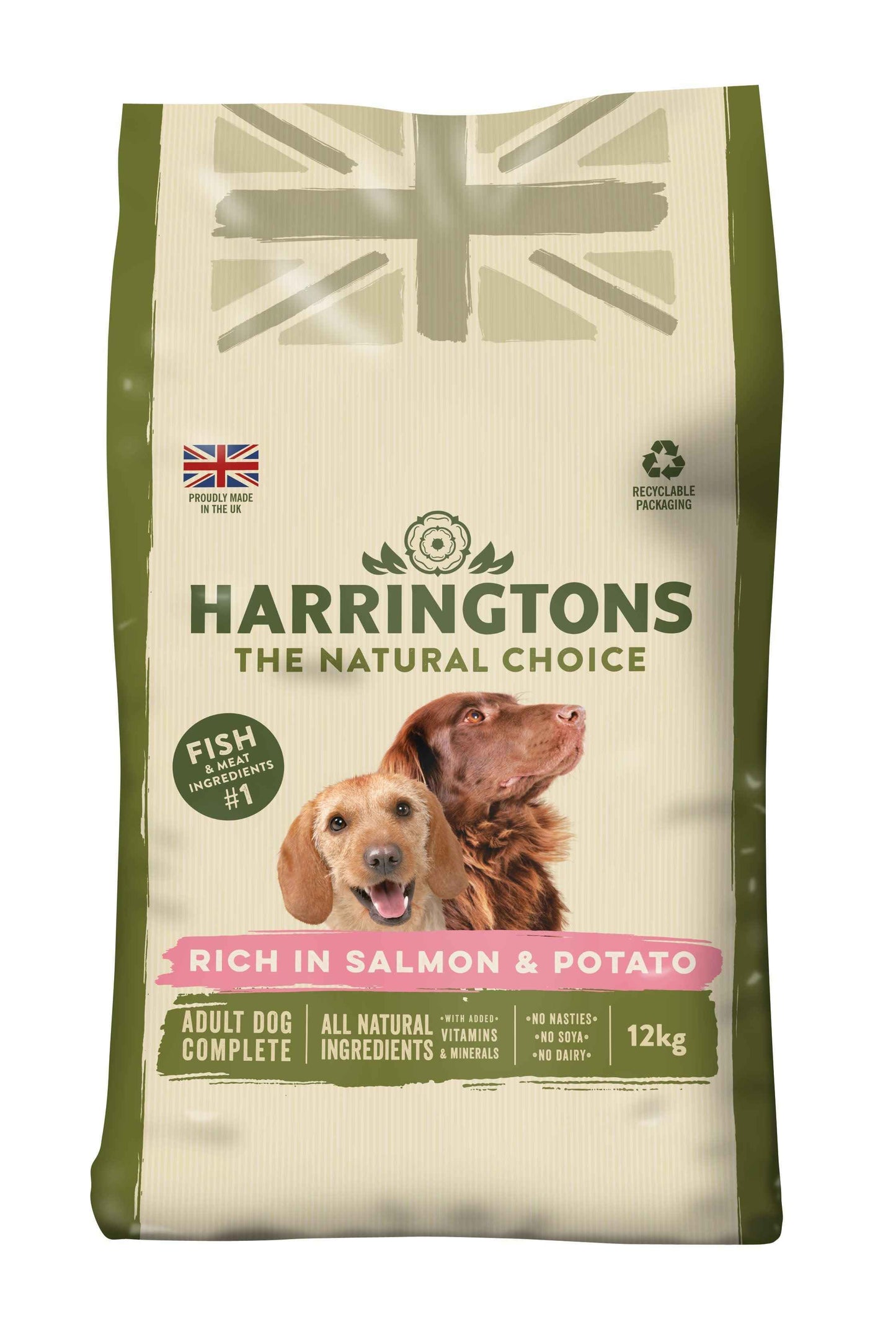 Harringtons Dog Salmon & Potato 12kg