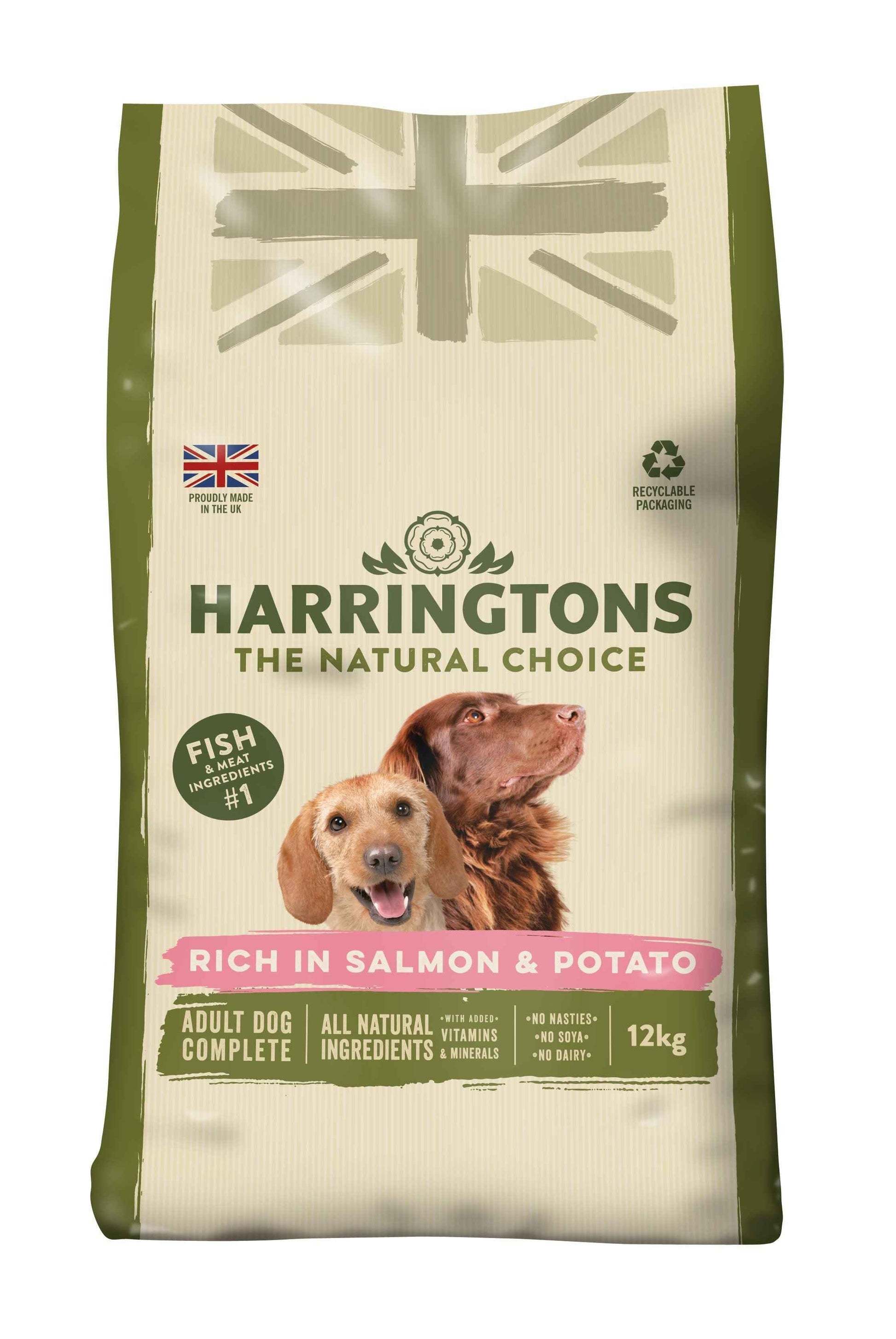 Harringtons Dog Salmon & Potato 12kg