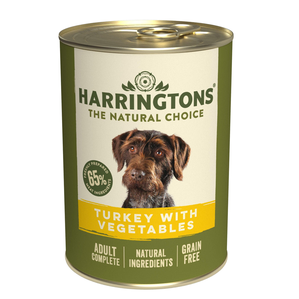 Harringtons Tins Adult Grain Free Turkey with Vegetables 400g - Case of 6