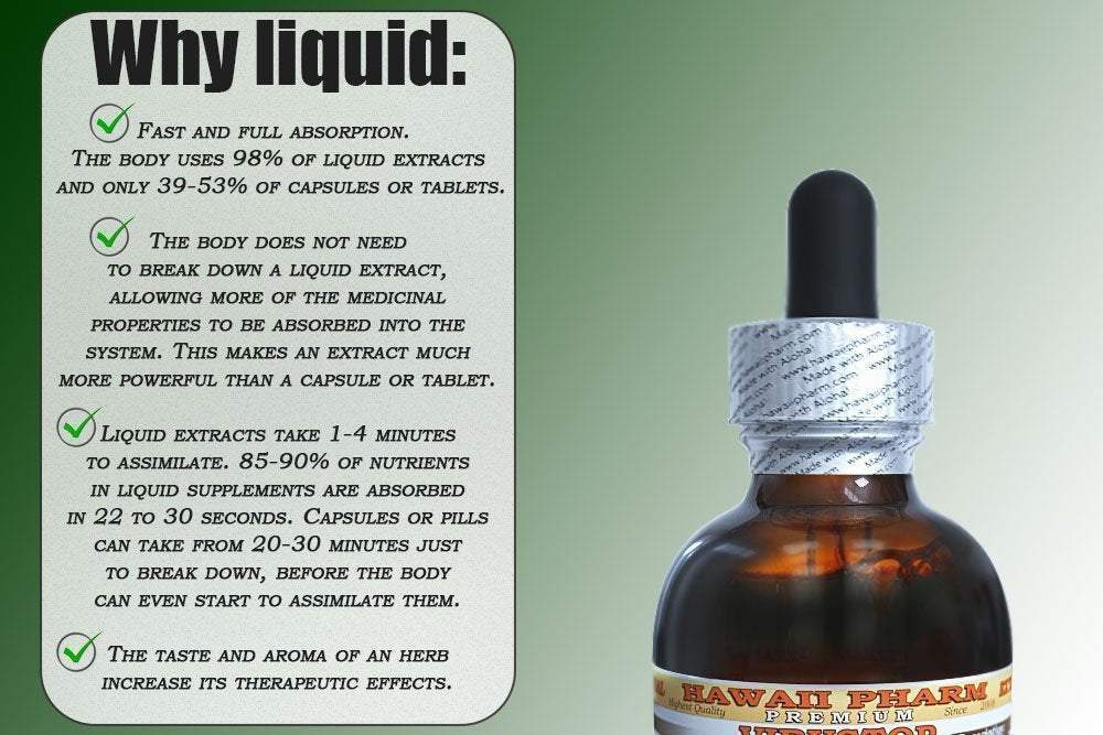 Alcohol-Free Witch Hazel Liquid Extract (Glycerite) – Hamamelis virginiana | Hawaii Pharm | USA 2 oz