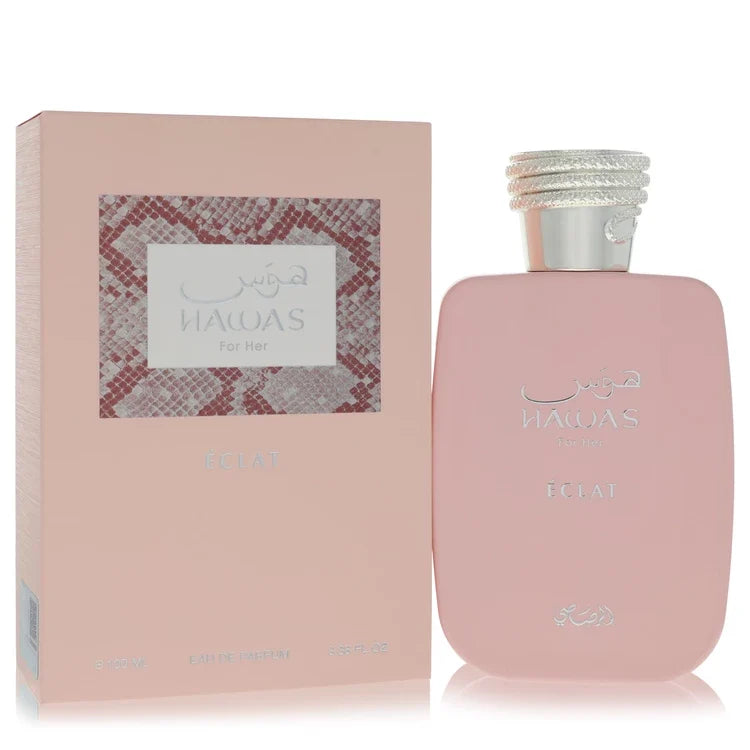 Hawas Eclat by Rasasi Eau De Parfum Spray 3.38 oz / 100 ml for Women