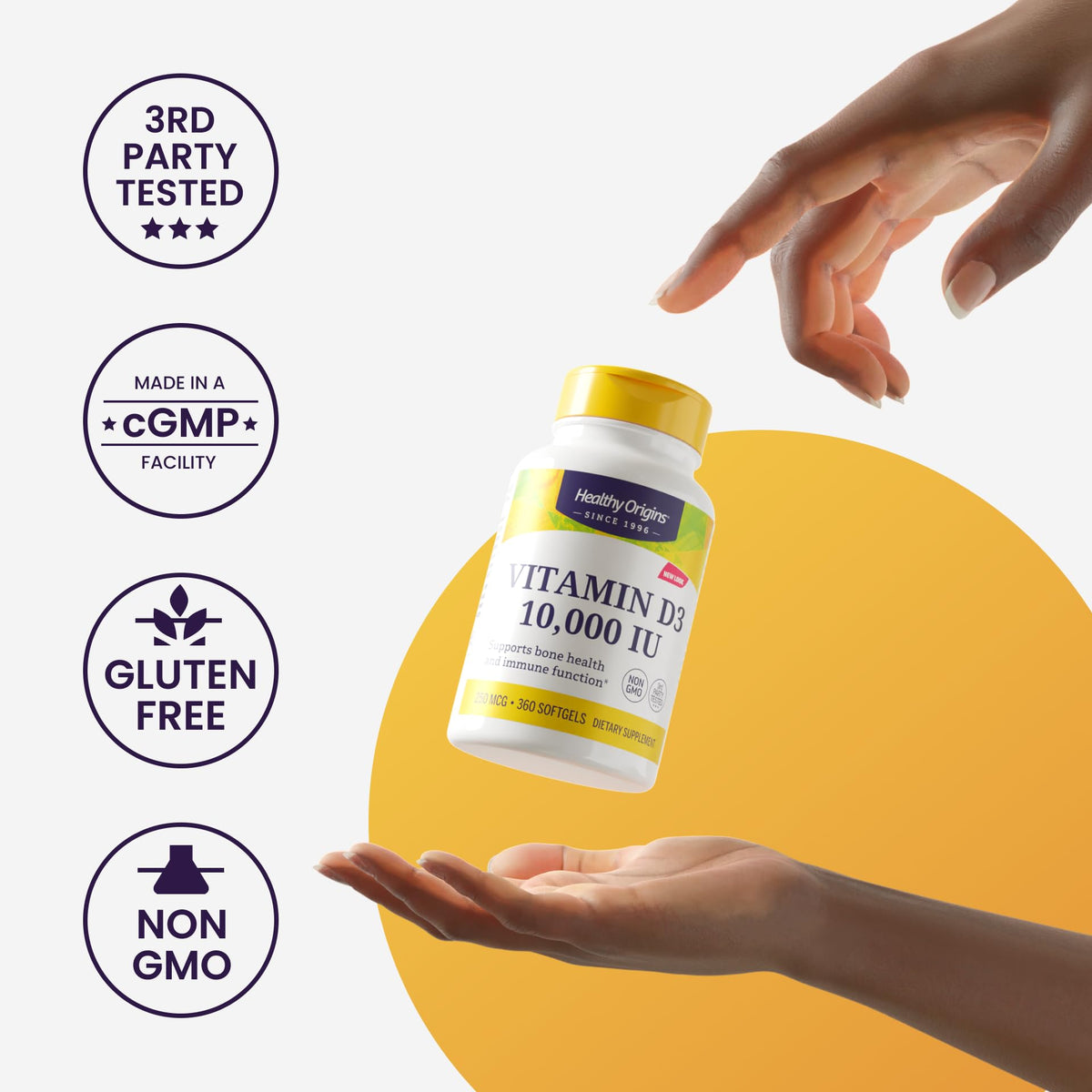 Healthy Origins Vitamin K2 100 mcg MK-7 – Non-GMO, Gluten Free, Bone & Cardiovascular Support | 180 Veggie Gels
