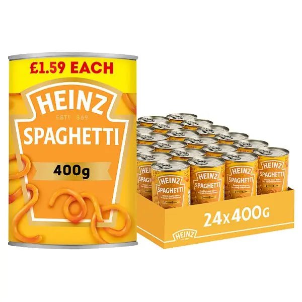 Heinz Tinned Spaghetti PMP 400g (Case of 24)