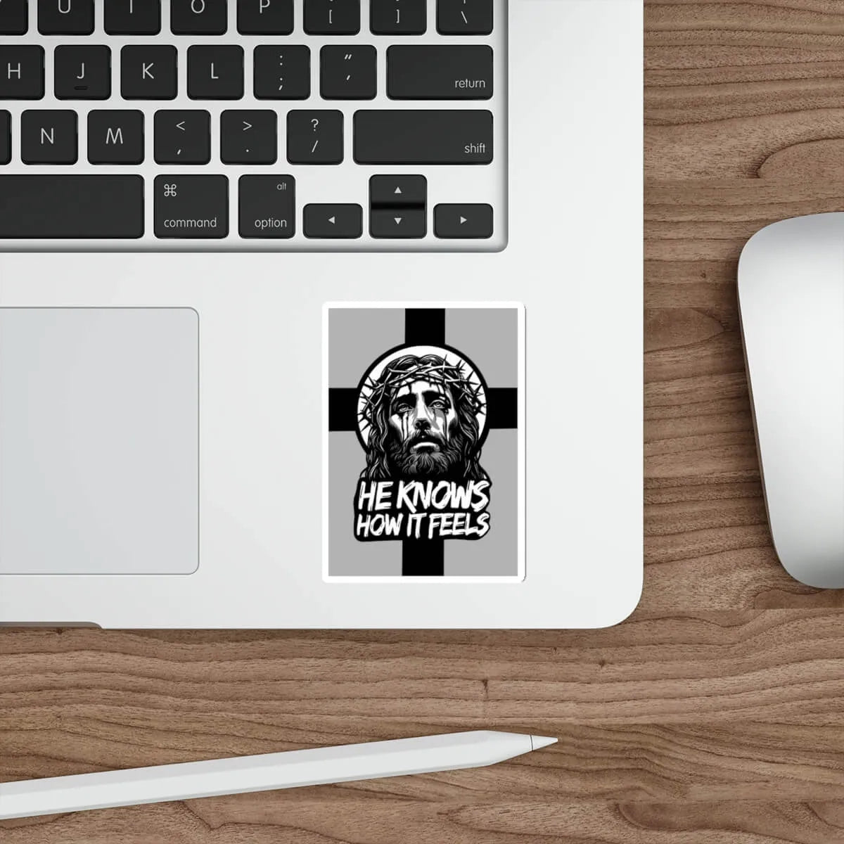 He Knows How It Feels Sticker