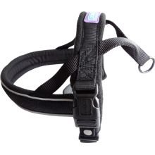 Hem & Boo Padded Harness Black Reflective