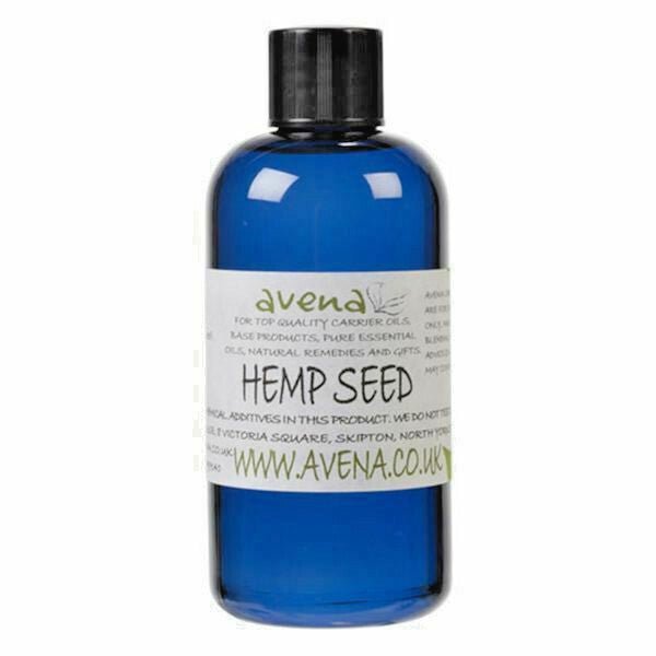 HEMP SEED OIL 100ml - 100% Cold Pressed - Unrefined Pure & Natural - Vegan -