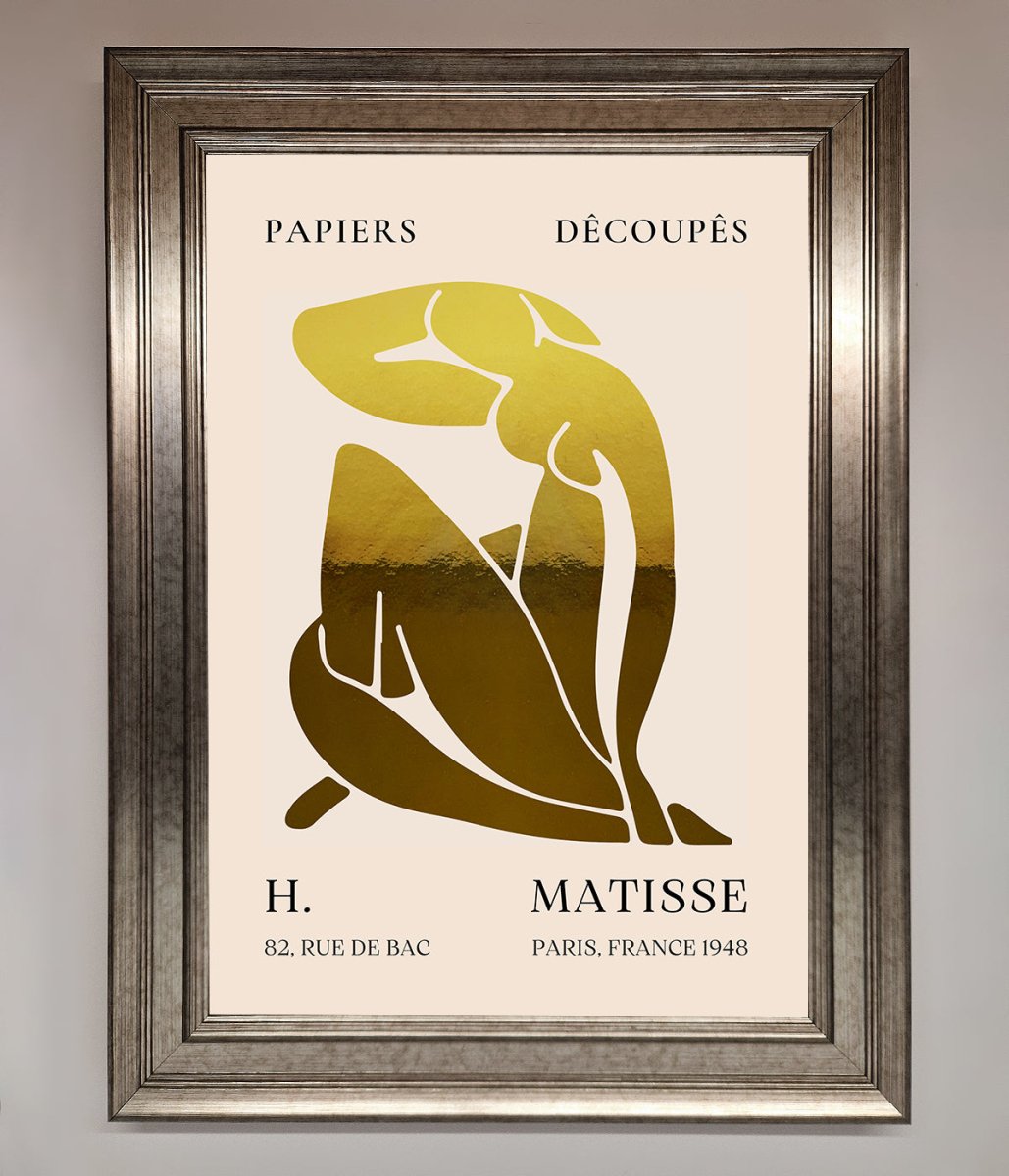 Henri Matisse Figure Foil Print
