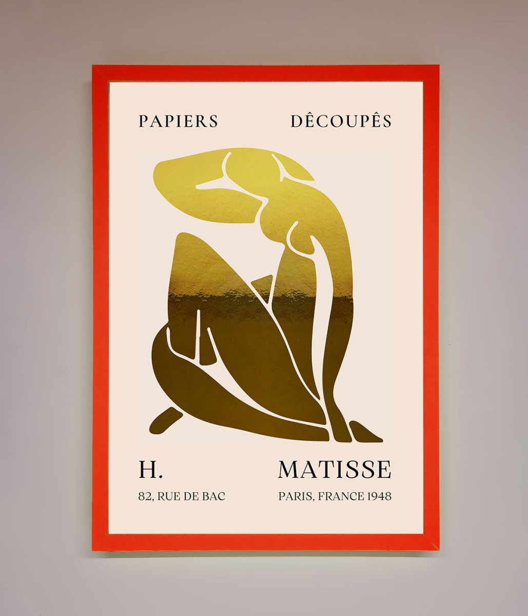 Henri Matisse Figure Foil Print