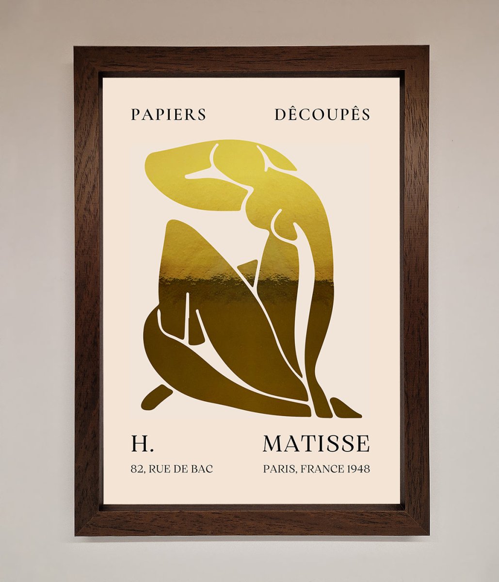 Henri Matisse Figure Foil Print