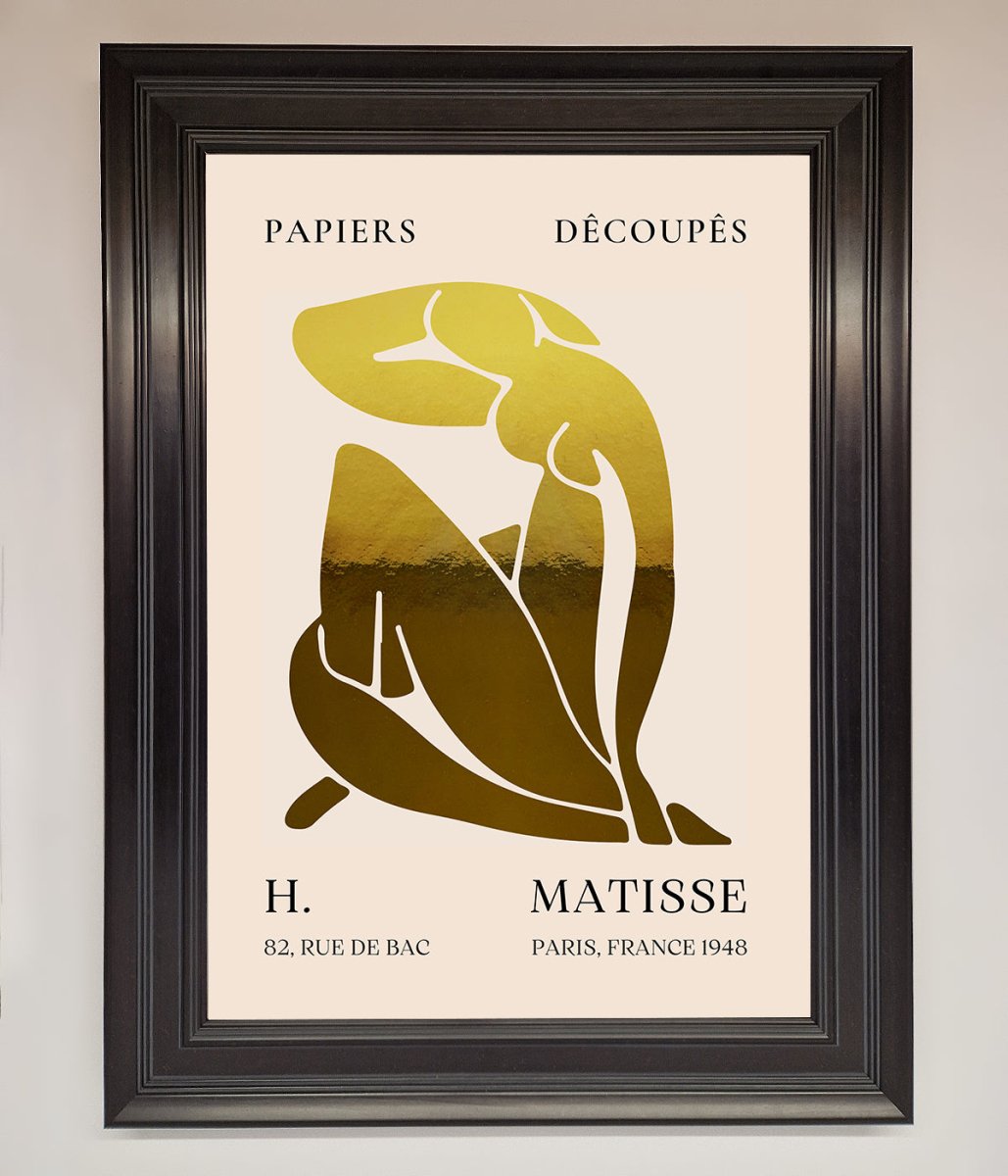 Henri Matisse Figure Foil Print