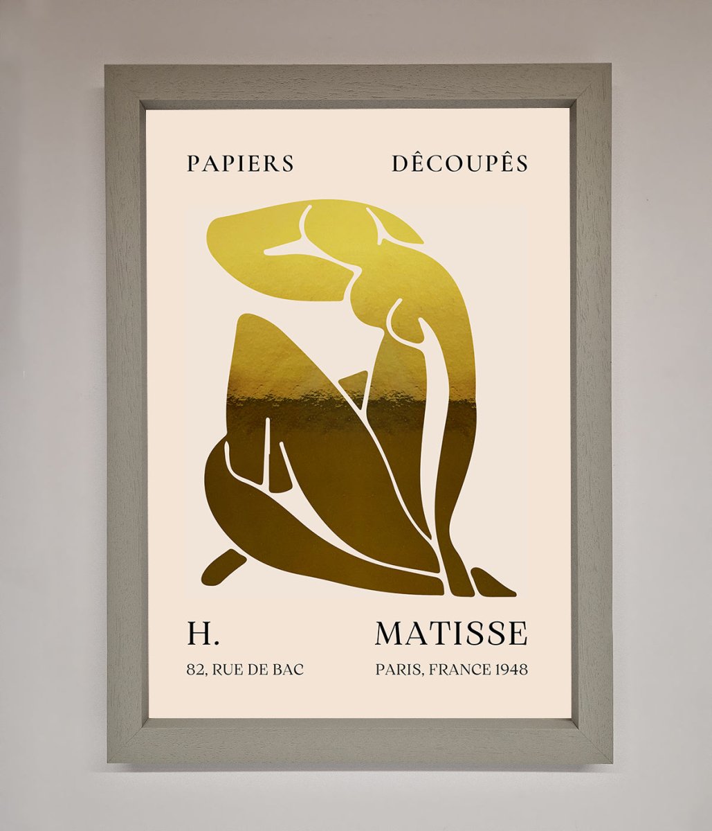 Henri Matisse Figure Foil Print