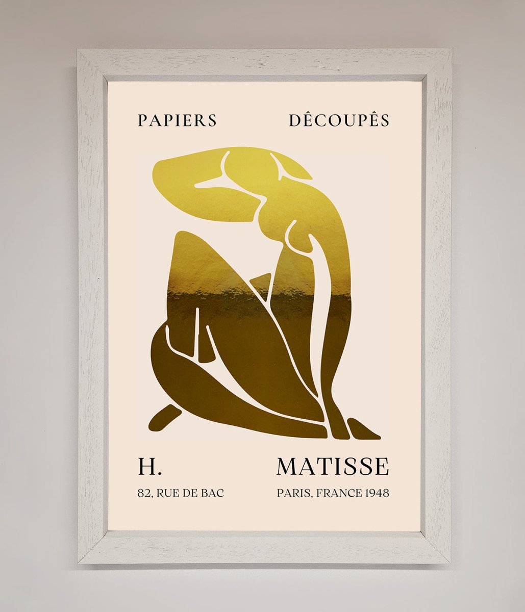 Henri Matisse Figure Foil Print