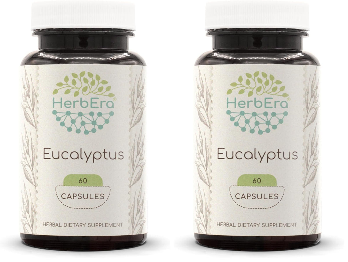 HerbEra Eucalyptus 60 Capsules (400 mg each) - Pack of 2