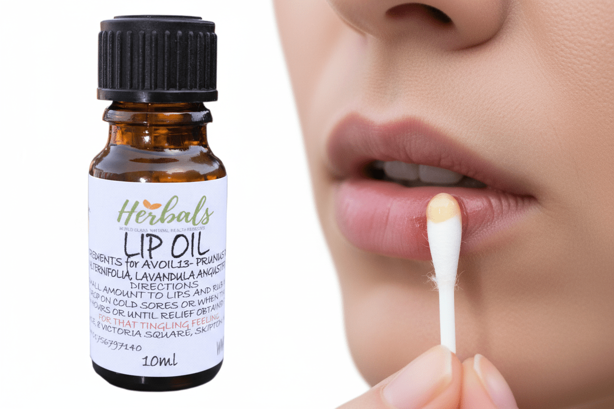 Herbal Lip Oil: The Best Cold Sore Treatment Alternative