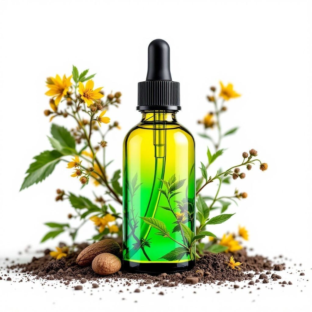 Herbal Shampoo Lemon Geranium Tea Tree 250ml 500ml Vegan Natural Chemical Free