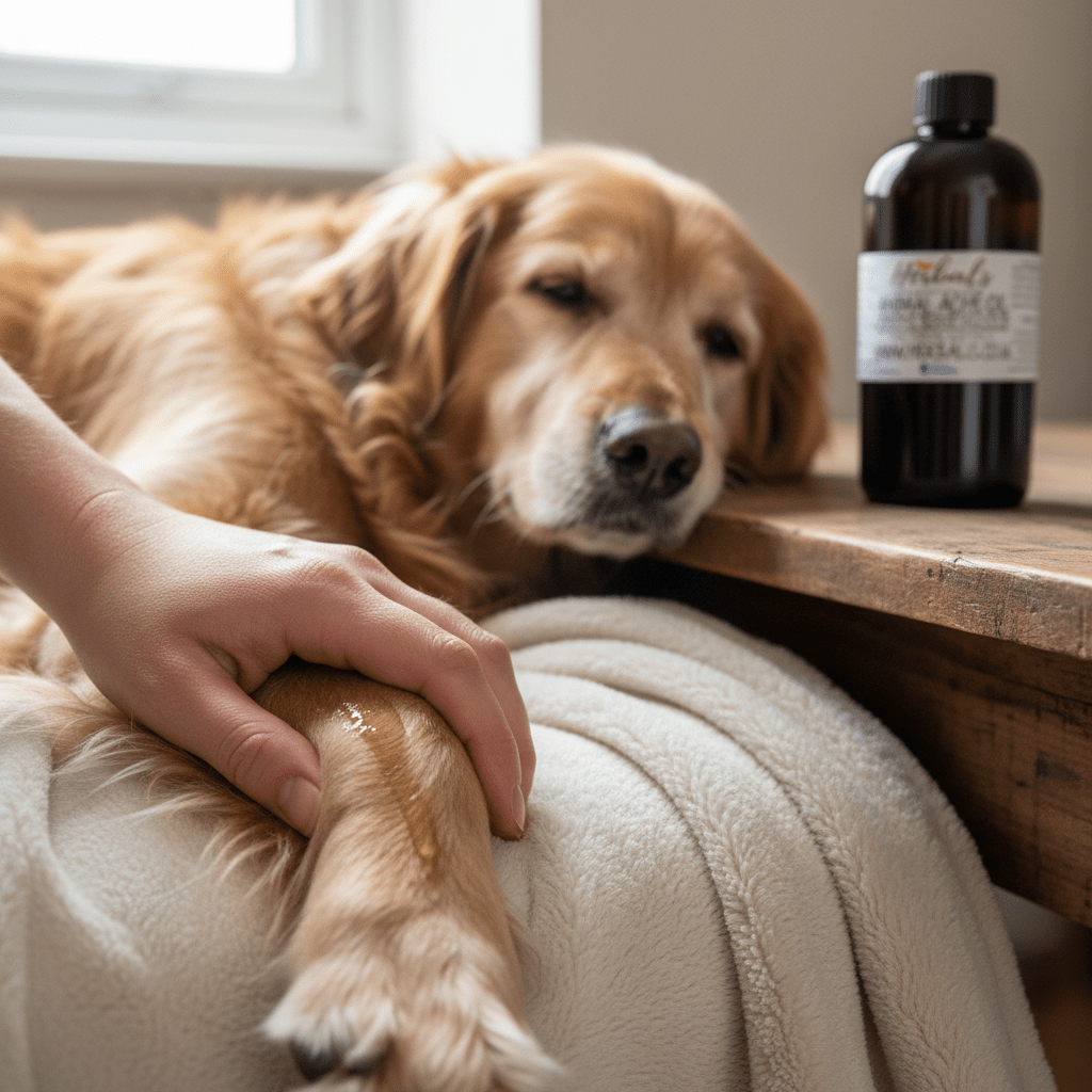Herbalshire Animal Ache Oil | Natural Joint & Arthritis Relief for Dogs & Cats