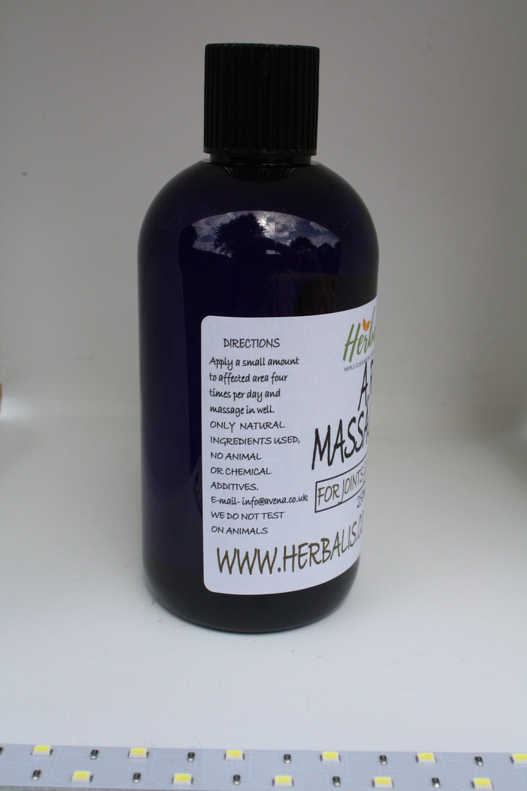 Herbalshire Handmade Arthritis Massage Oil - 100ml - Natural Pain Relief for Rh