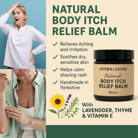 Herbalshire Handmade Itch Relief Salve Natural Soothing Balm for Irritated Skin